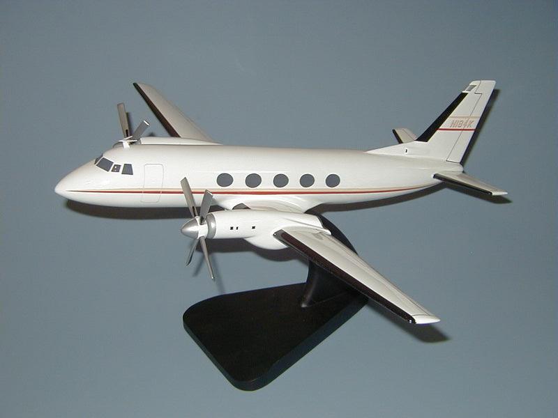 Gulfstream airplane model from mahogany wood