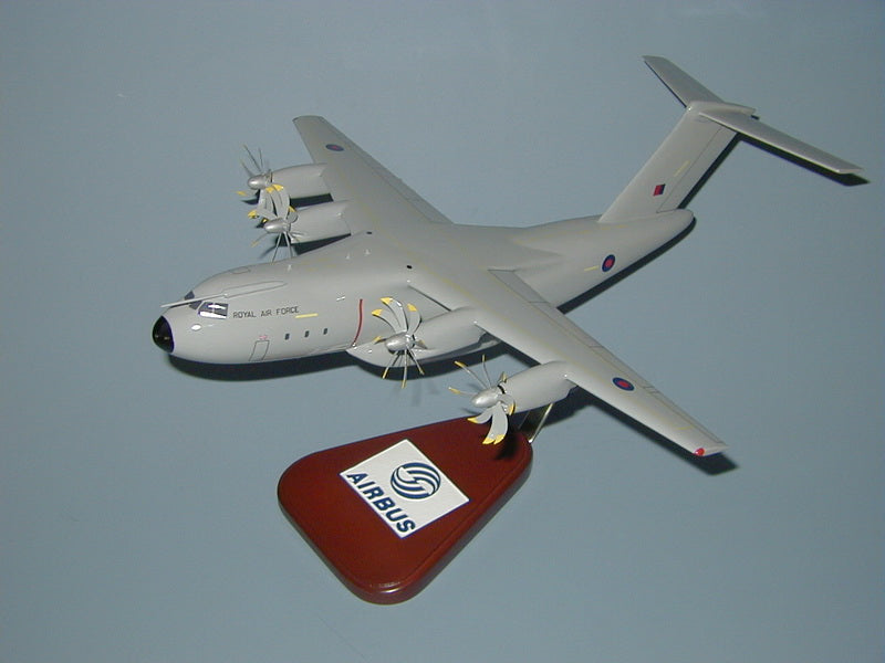 A400 Airbus mahogany wood airplane model RAF