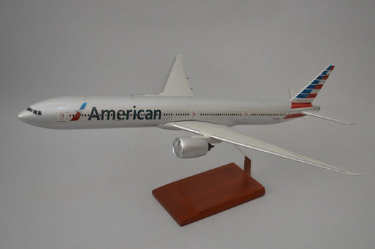 Boeing 777 American Airplane Model