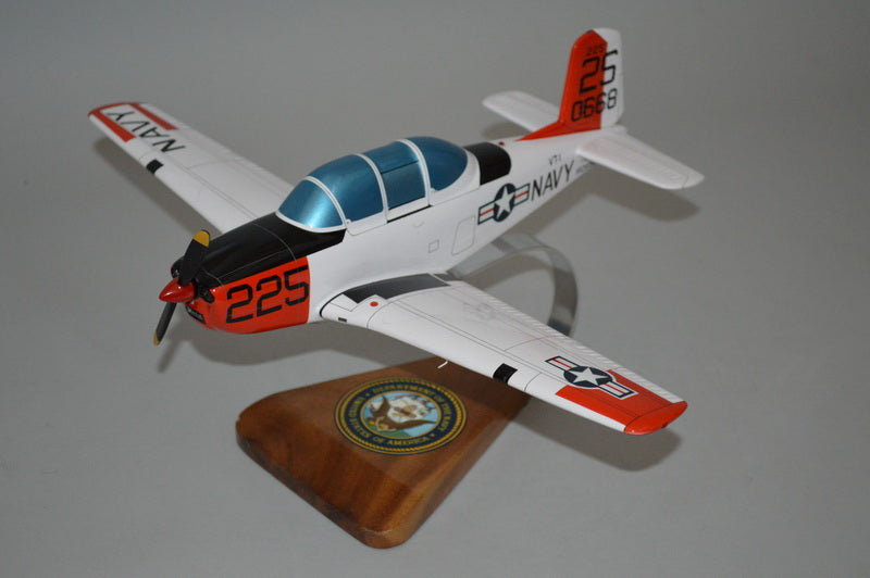 Beechcraft T-34 Mentor Navy airplane model