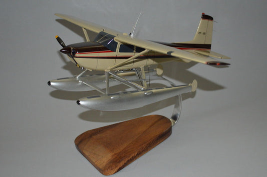 Cessna 180 Skywagon Float plane Airplane Model