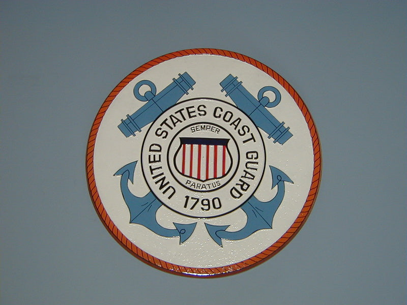 United States Coast Guard Plaque Airplane Model