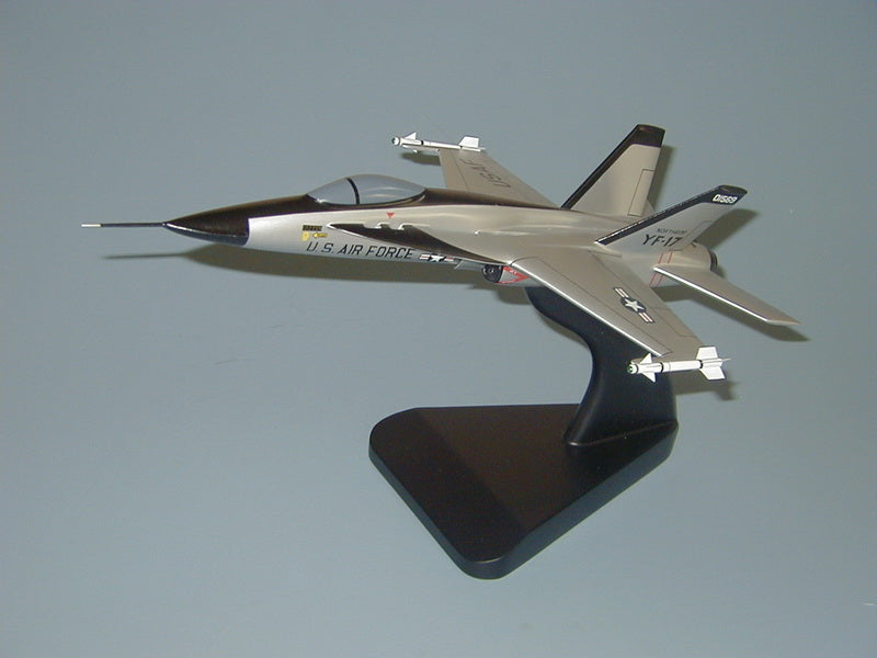 YF-17 mahogany wood airplane model