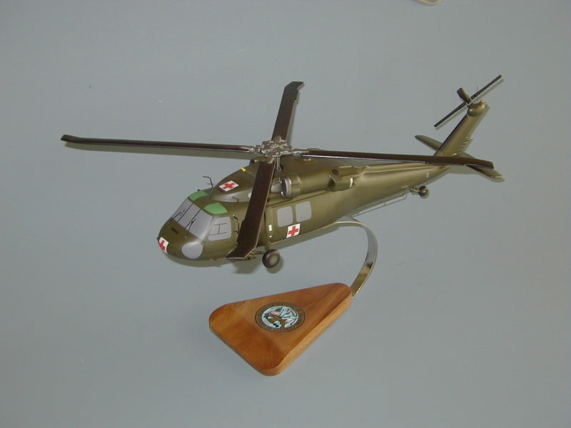 UH-60 Blackhawk Army Medevac Airplane Model