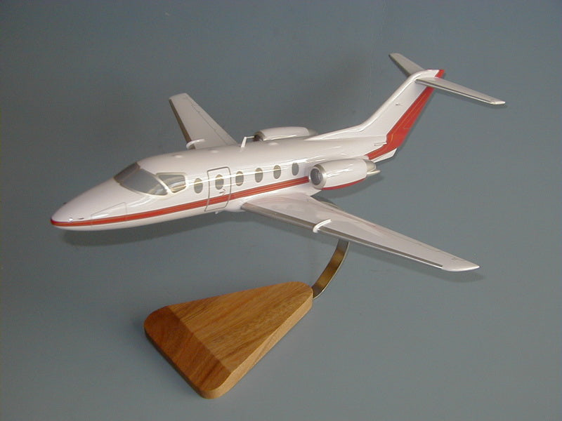 Beechjet 400 mahogany wood airplane model