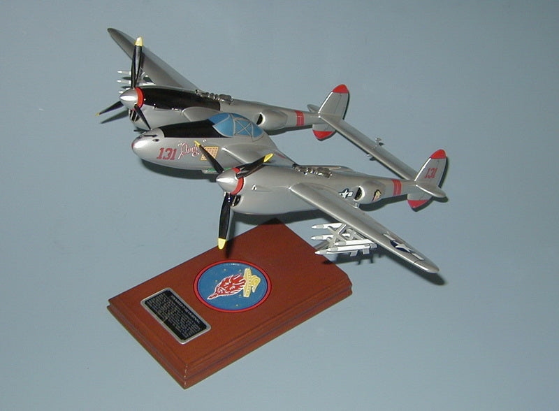 P-38 Lightning "Pudgy" Airplane Model
