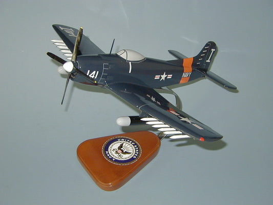 Martin AM-1 Mauler wooden airplane model