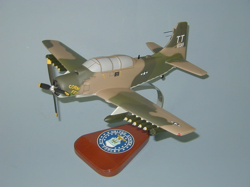 A-1E Skyraider Airplane Model