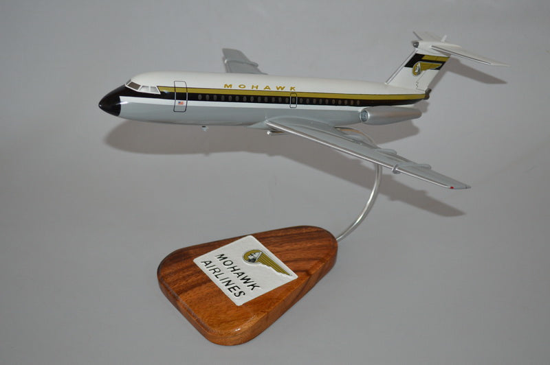 Mahogany wood airplane model Mohawk Airlines