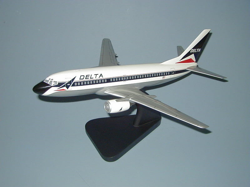Delta Airlines mahogany wood airplane model