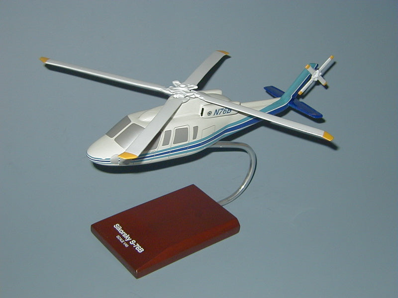 Sikorsky S-76 Helicopter Airplane Model