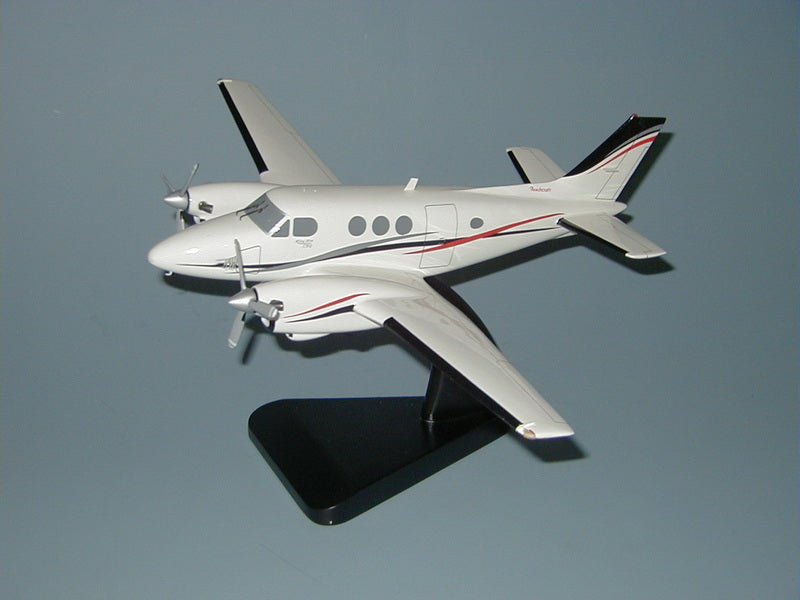 Beeechcraft C90 King Air mahogany plane model