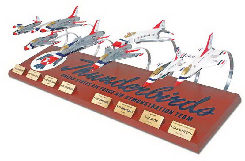 Thunderbirds Aircraft Fleet Airplane Model