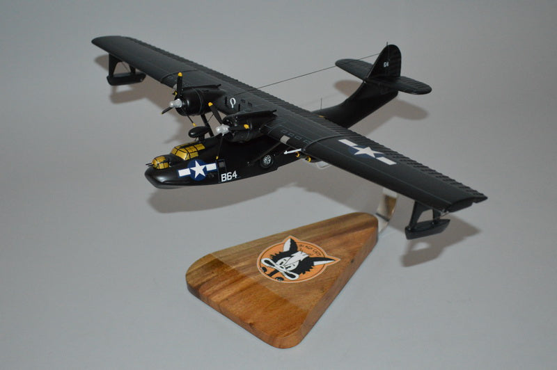 Pby Wood Model PBY Catalina - Black Cat Airplane Model – MAM - Scalecraft