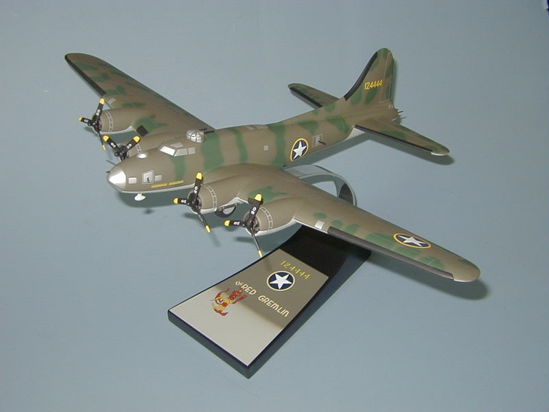 B-17 - "Red Gremlin" Airplane Model – MAM - Scalecraft