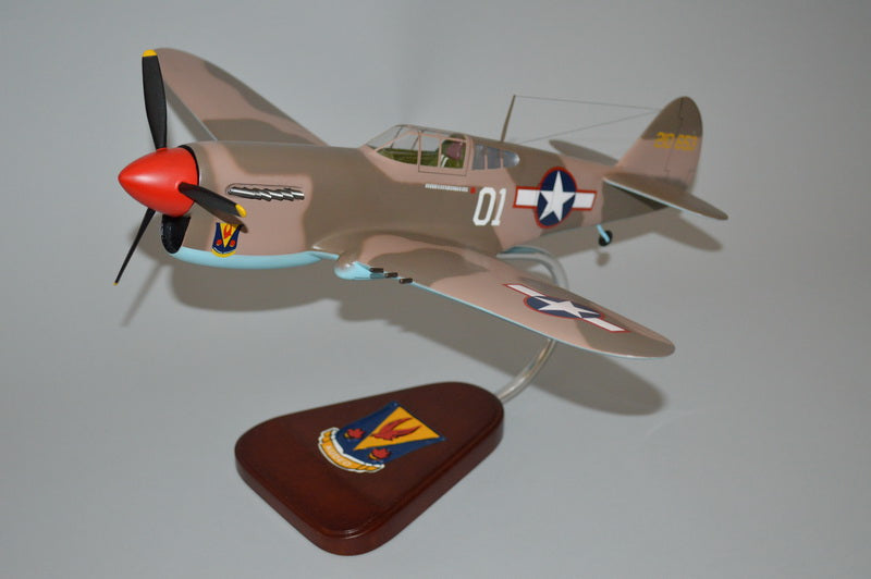 P-40 Warhawk / Clear Canopy Airplane Model