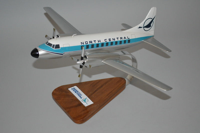 North Central Airlines airplane mahogany model
