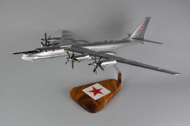 TU-95 Bear Airplane Model