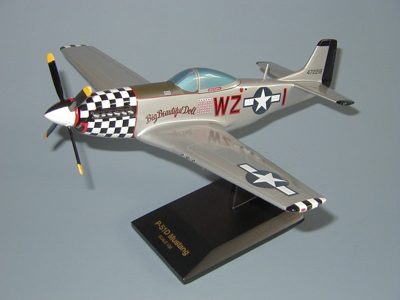 P-51 Mustang Big Beautiful Doll airplane model
