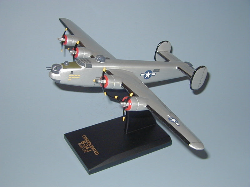 B-24 Liberator / silver Airplane Model