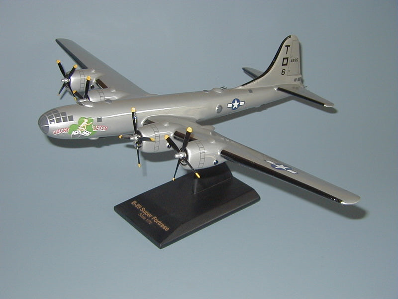 B-29 Superfortress "Lucky Leven" Airplane Model