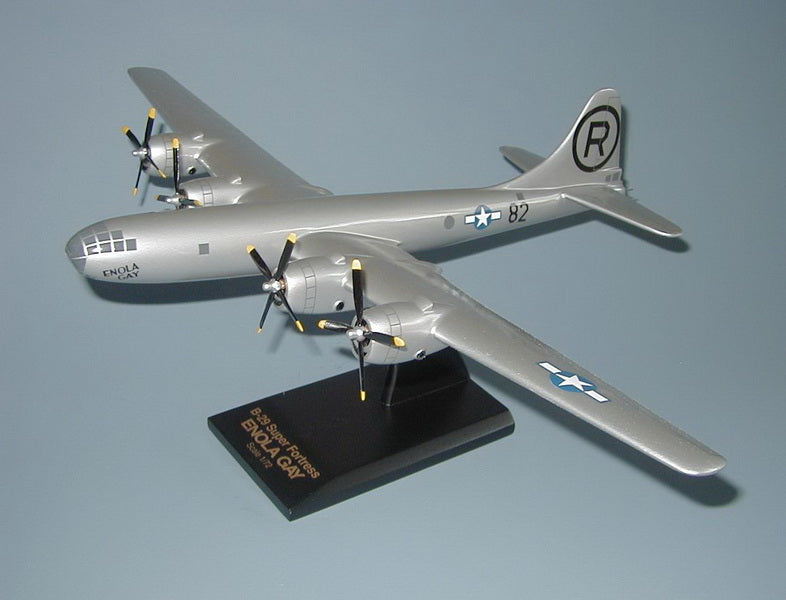 B-29 Enola Gay mahogany wood airplane model