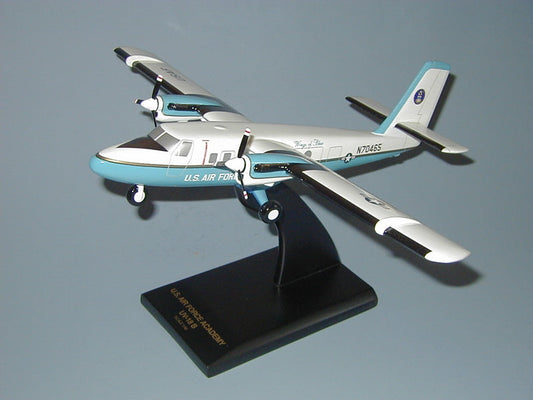 USAF Academy Twin Otter model mahogany airplane