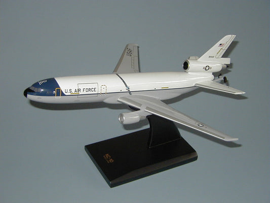 Air Force KC-10 Extender model plane mahogany