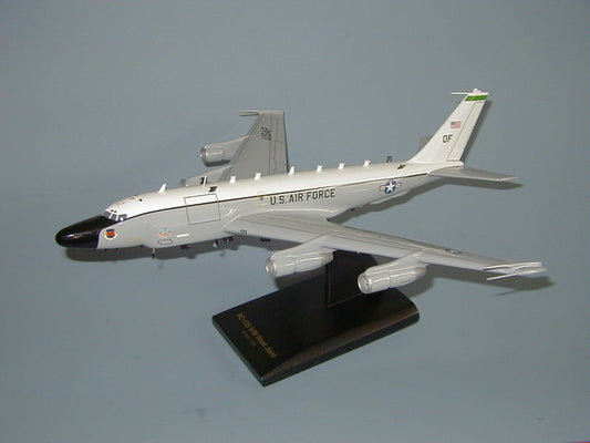 RC-135V/W Rivet Joint mahogany airplane model