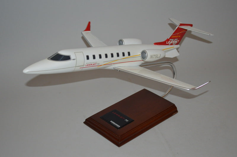 Learjet 75 model airplane