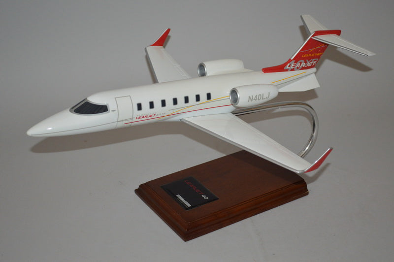 Learjet 40 airplane model