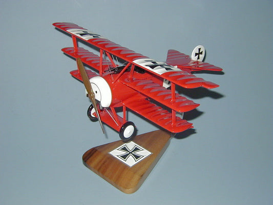 Red Baron Fokker tri-plane model