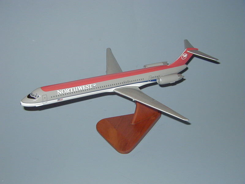 Northwest Airlines MD-80 model aircraft