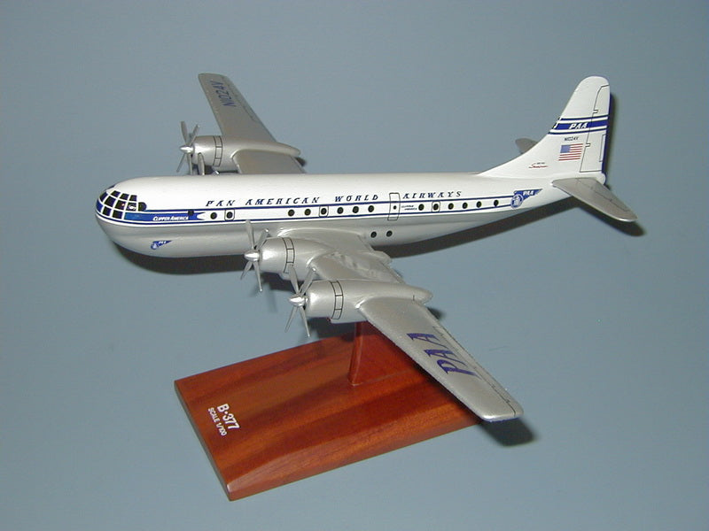 Boeing 377 Startocrusier Pan Am model plane