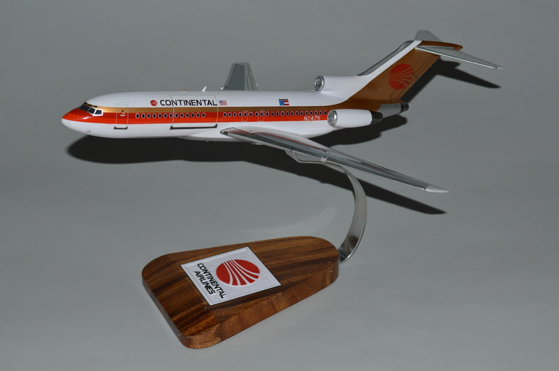 Air Micronesia 727 mahogany airplane model