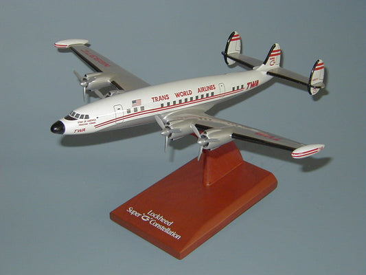 L-1049 Constellation TWA airplane model
