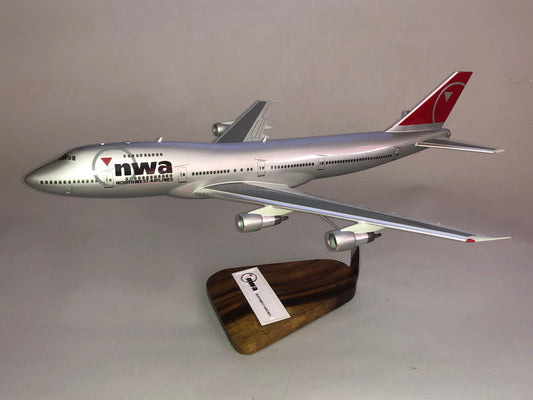 Northwest Airlines 747 airplane model