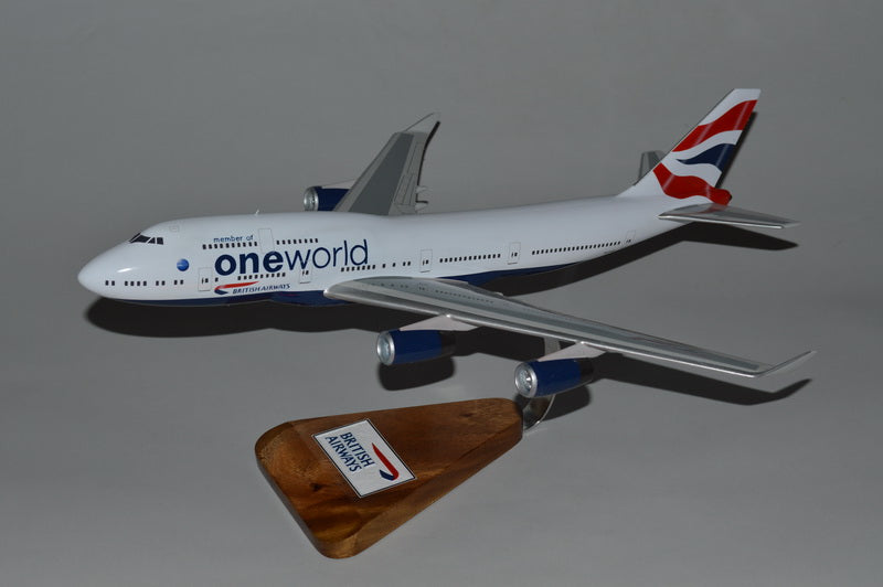 47 cm Brish Airways B747-400 Grande modello di aeroplano 47 cm Brish Airways B747-400 Grande modello di aeroplano