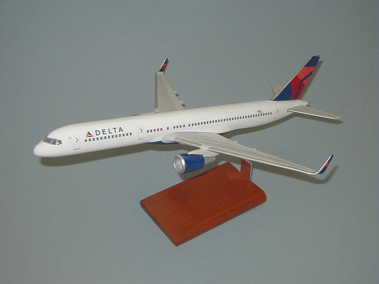 757 Delta Airlines mahogany wood airplane models