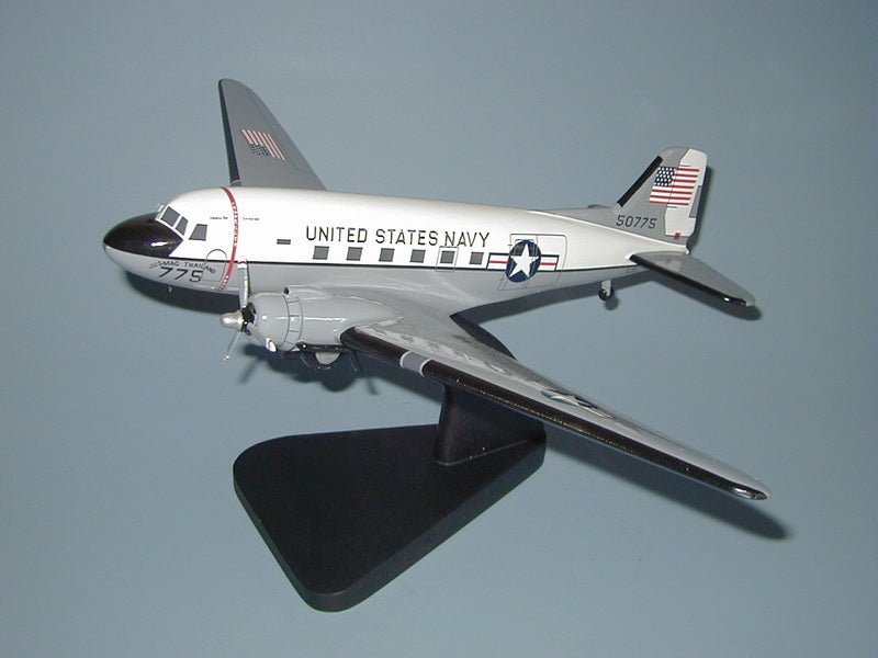 Navy R4D C-47 airplane model