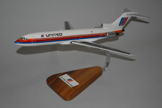United Airlines Boeing 727 Tulip model