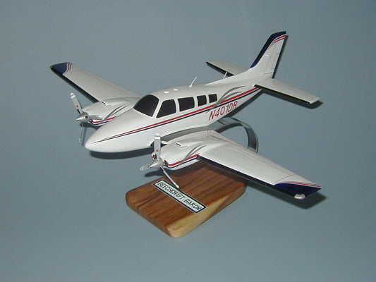 Beechcraft 55 Baron Airplane Model