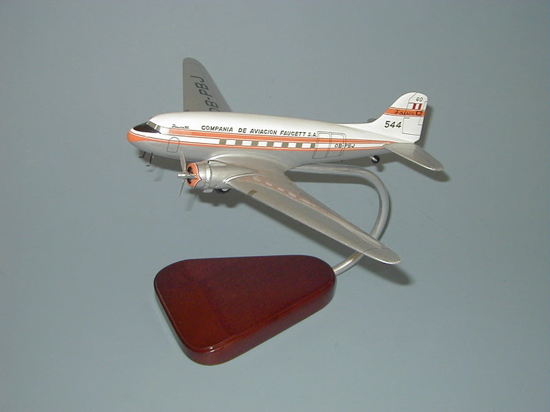 DC-3 / Faucett Airways Airplane Model