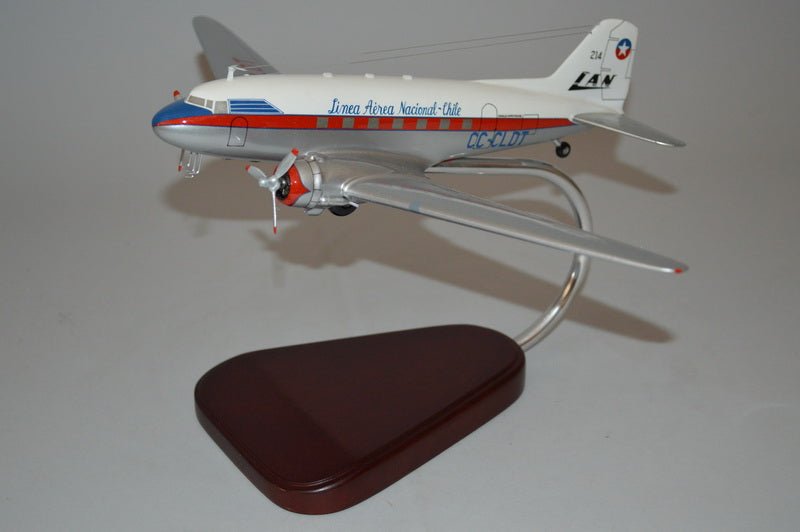 DC-3 / LAN Chile Airplane Model