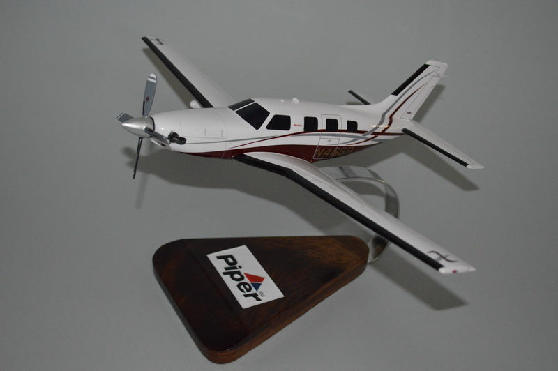 Piper PA-46 Malibu desktop airplane model