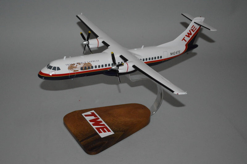 ATR-72 Trans World Express Airplane Model