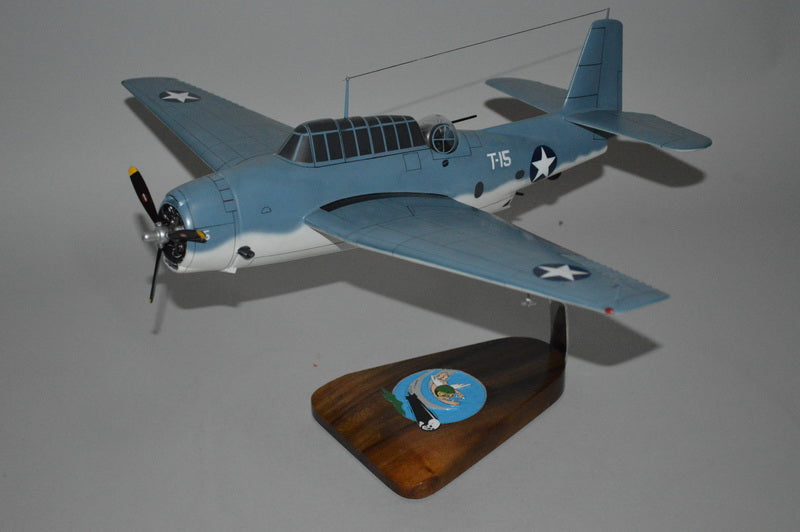 Grumman TBM Avenger wood airplane model