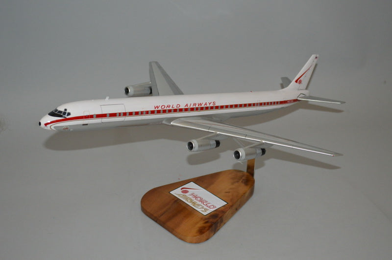 DC-8 / World Airways Airplane Model