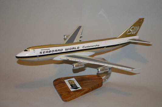 Seaboard World 747 airplane model