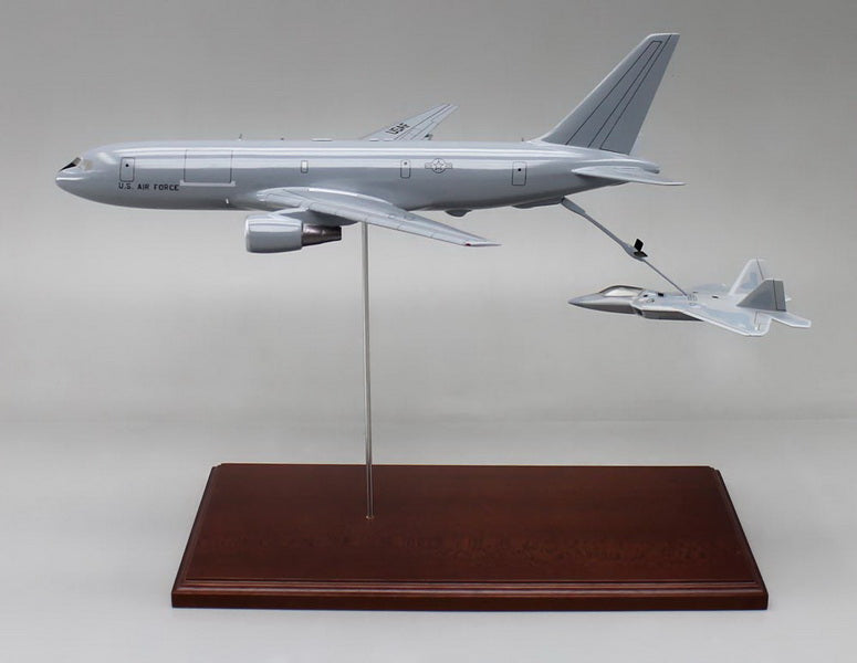 KC-46 with F-22 Airplane Model